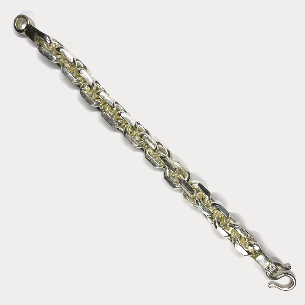999 Pure Silver Heavy Anchor Link Curb Chain Bracelet - 100g