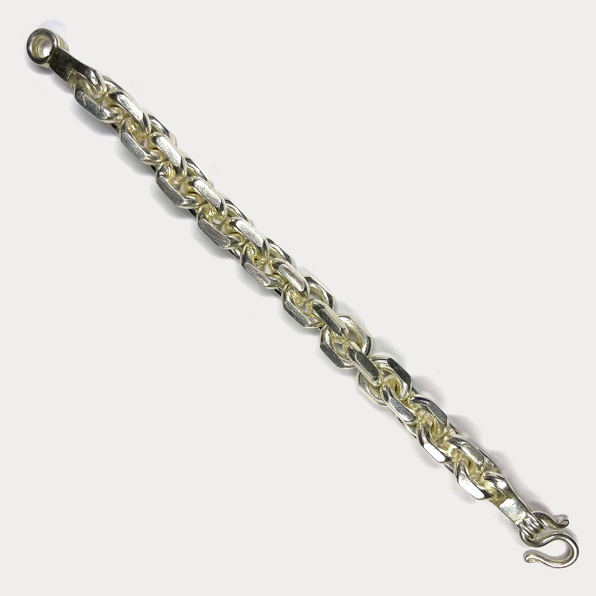 999 Pure Silver Heavy Anchor Link Curb Chain Bracelet - 100g