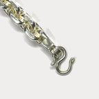 999 Pure Silver Heavy Anchor Link Curb Chain Bracelet - 100g