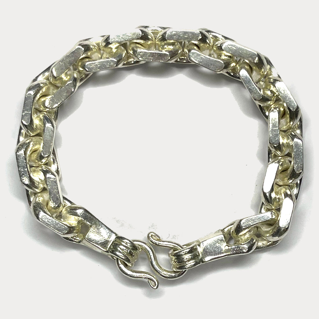 999 Pure Silver Heavy Anchor Link Curb Chain Bracelet - 100g