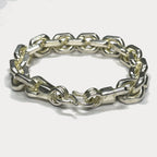 999 Pure Silver Heavy Anchor Link Curb Chain Bracelet - 100g