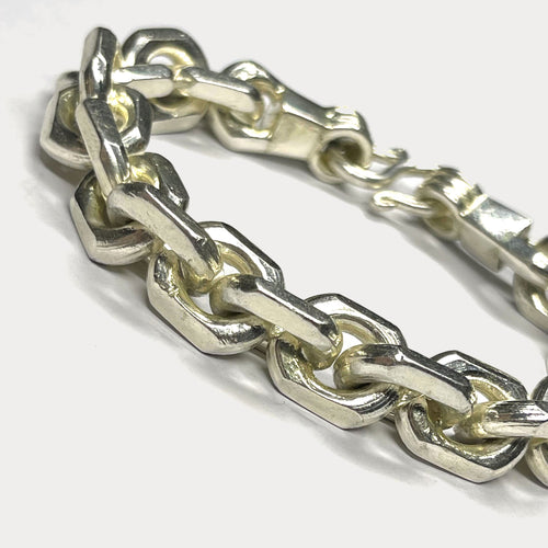 999 Pure Silver Heavy Anchor Link Curb Chain Bracelet - 100g
