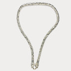 999 Pure Silver Heavy King's Byzantine Chain Necklace - 200g - 24"
