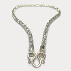 999 Pure Silver Heavy King's Byzantine Chain Necklace - 200g - 24"