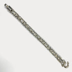 999 Pure Silver Heavy King's Byzantine Chain Bracelet - 100g