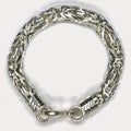 999 Pure Silver Heavy King's Byzantine Chain Bracelet - 100g