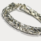 999 Pure Silver Heavy King's Byzantine Chain Bracelet - 100g