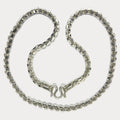 999 Pure Silver Heavy Square Box Link Chain Necklace - 200g - 31"
