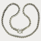 999 Pure Silver Heavy Square Box Link Chain Necklace - 200g - 31"