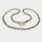 999 Pure Silver Heavy Square Box Link Chain Necklace - 200g - 31"