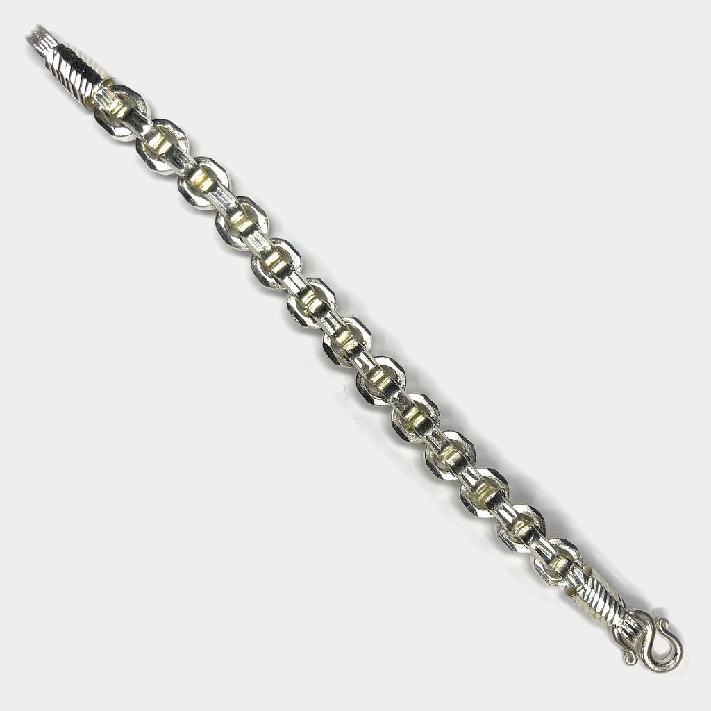 999 Pure Silver Heavy Box Link Bracelet - 100g