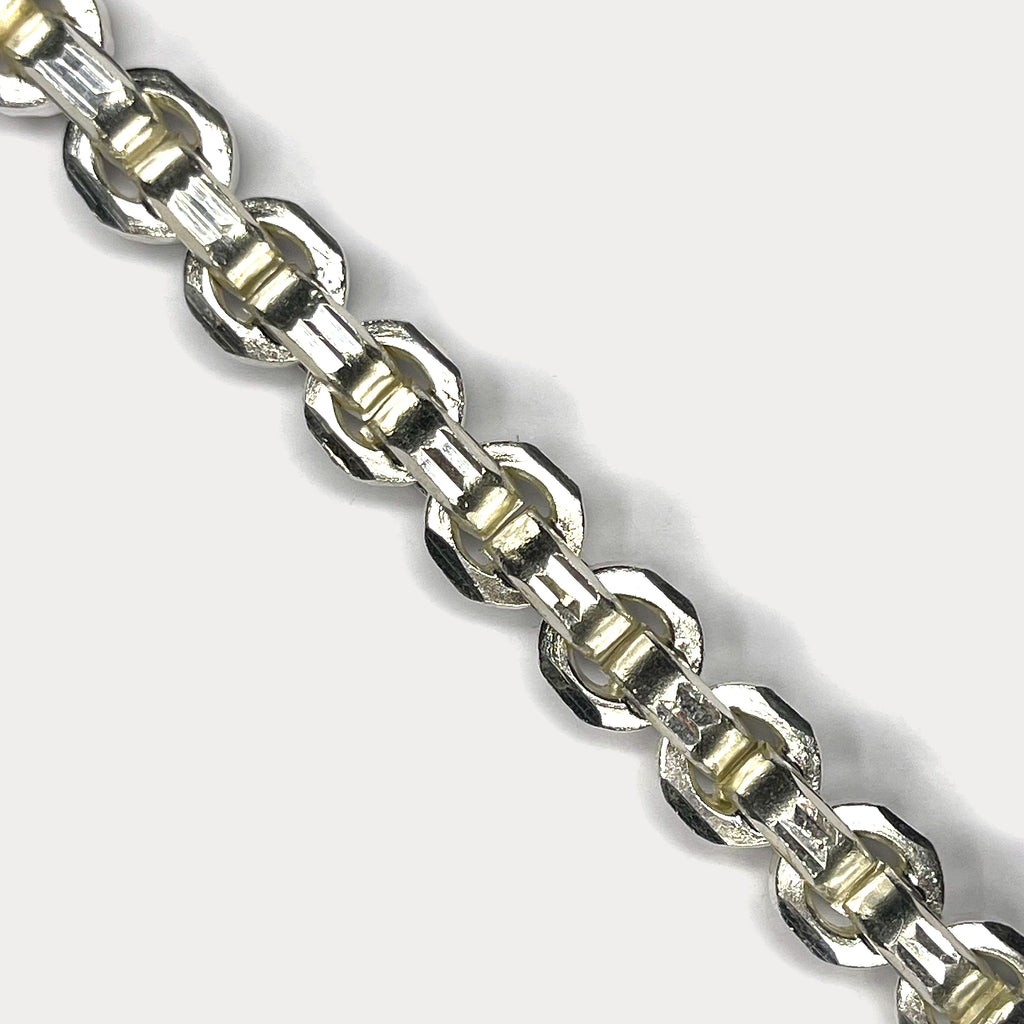 999 Pure Silver Heavy Box Link Bracelet - 100g