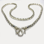999 Pure Silver Heavy Rope Wheat (Spiga) Chain Necklace - 200g - 31inch
