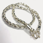 999 Pure Silver Heavy Rope Wheat (Spiga) Chain Necklace - 200g - 24inch