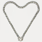 999 Pure Silver Heavy Rope Wheat (Spiga) Chain Necklace - 200g - 24inch