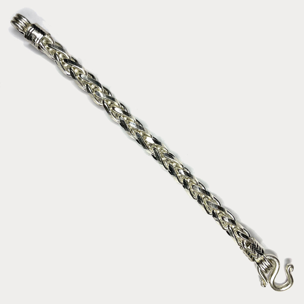 999 Pure Heavy Silver Rope Wheat (Spiga) Chain Bracelet - 100g