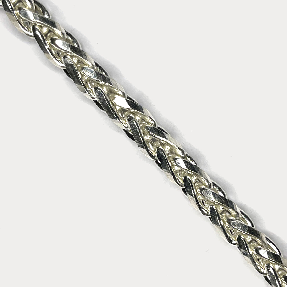 999 Pure Heavy Silver Rope Wheat (Spiga) Chain Bracelet - 100g