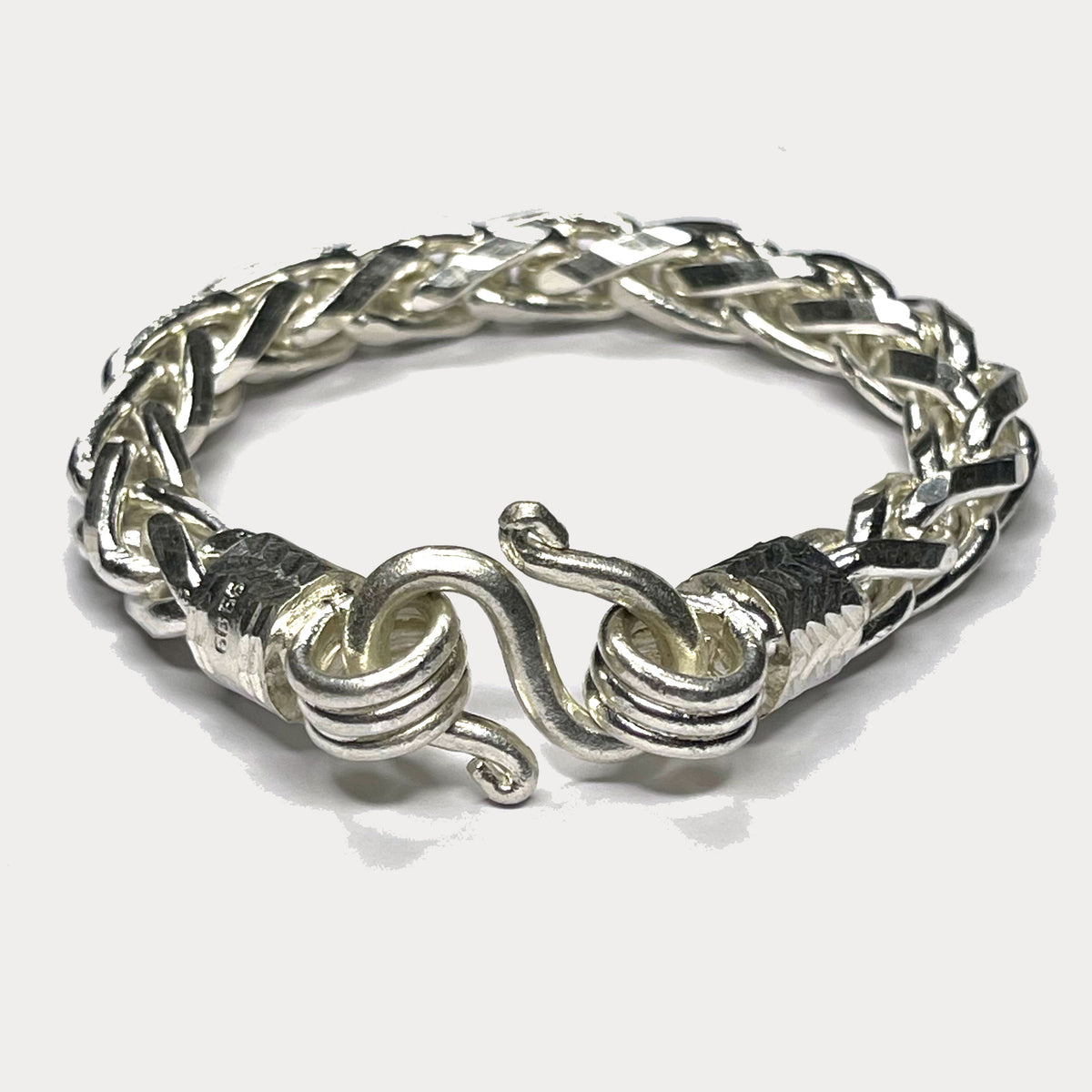 999 Pure Heavy Silver Rope Wheat (Spiga) Chain Bracelet - 100g