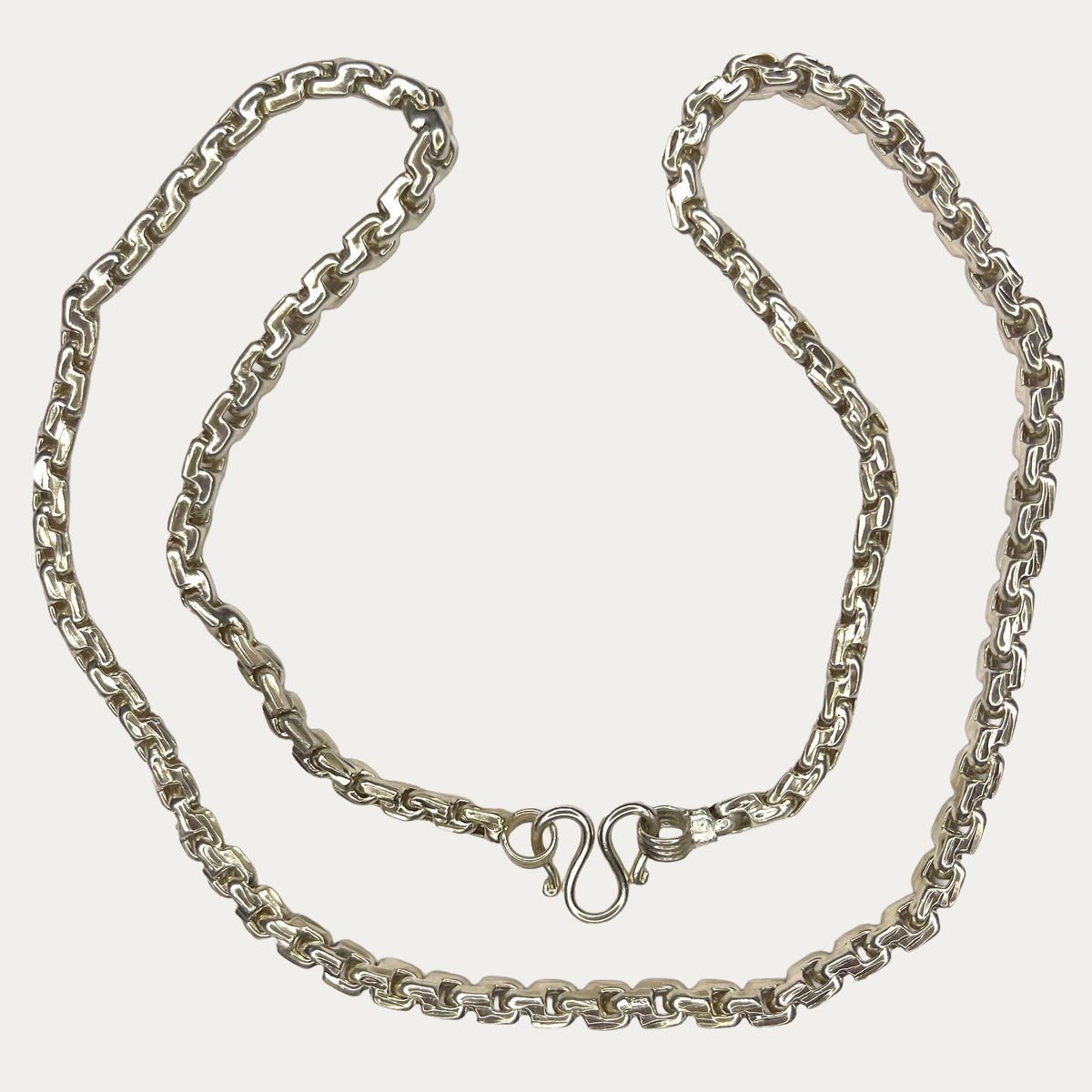 real silver necklace