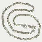 silver Dragon Head & Skin chain full view