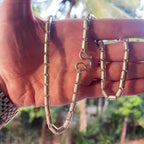 Silver Chain for Men | Round Baht Link | 999 Pure Silver | 24g | 22" | 5mm | Handmade Silver Chain