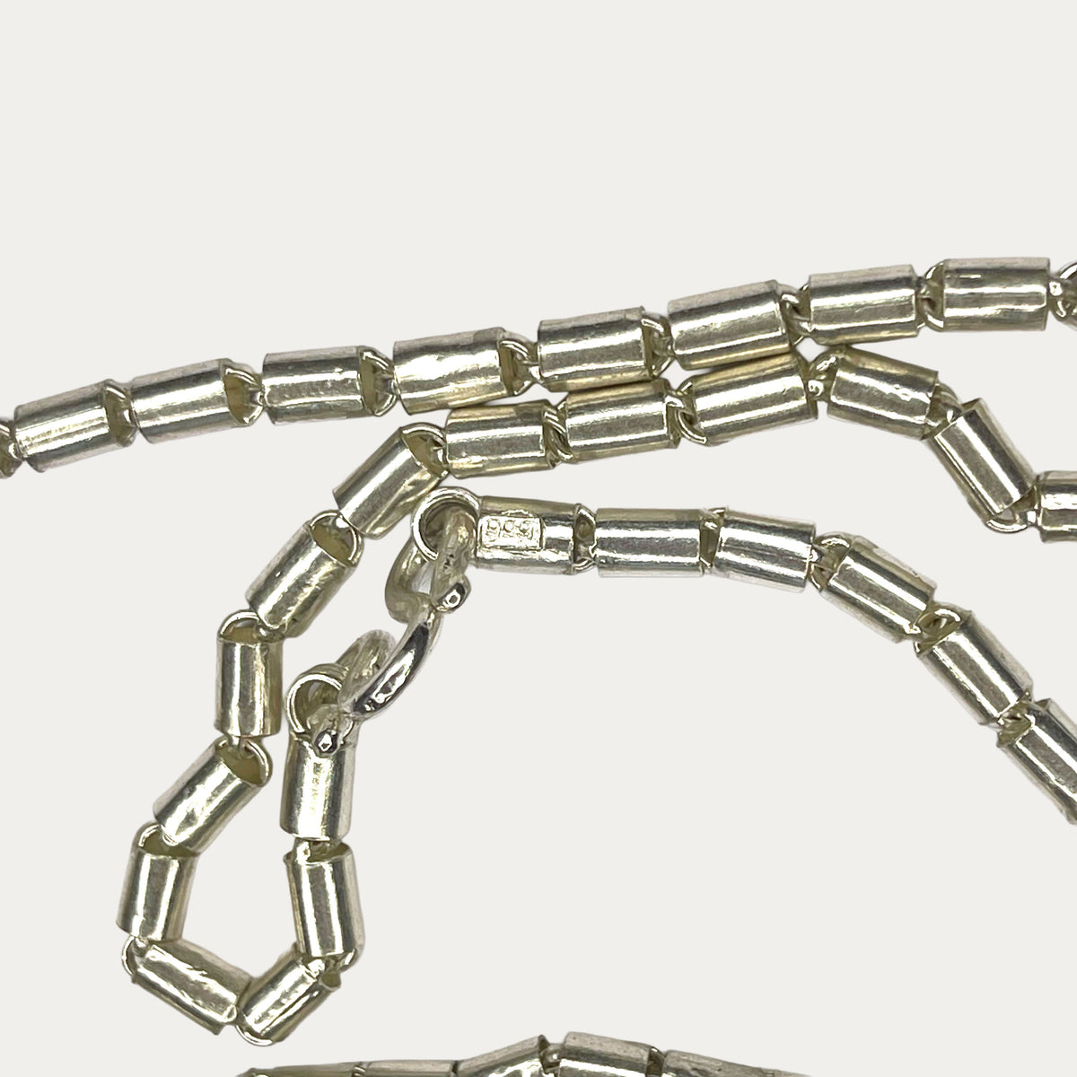 Silver Chain for Men | Round Baht Link | 999 Pure Silver | 24g | 22" | 5mm | Handmade Silver Chain