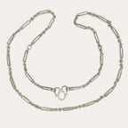 Silver Chain for Men | Diamond Cut Khmer Link | 999 Fine Silver | 68g | 32" | 5mm | Handmade 999 Silver Necklace