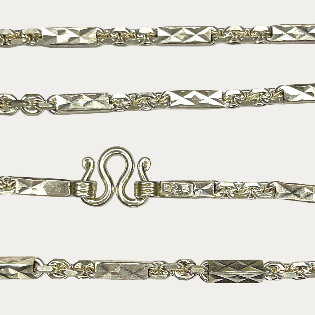 925 sterling khmer sugarcane necklace
