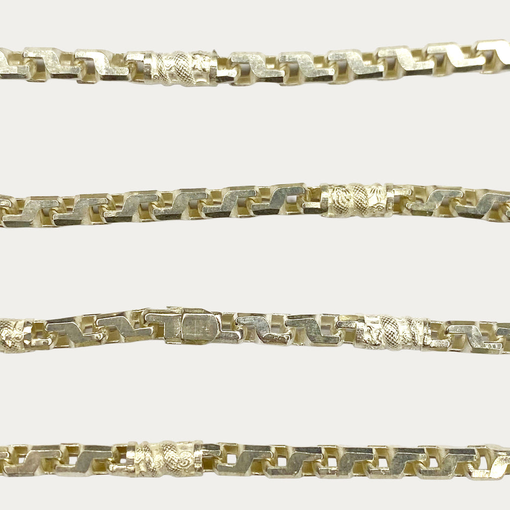 Silver Chain for Men | Dragon Link | 40g | 28" | 5mm | Handmade Silver Necklace